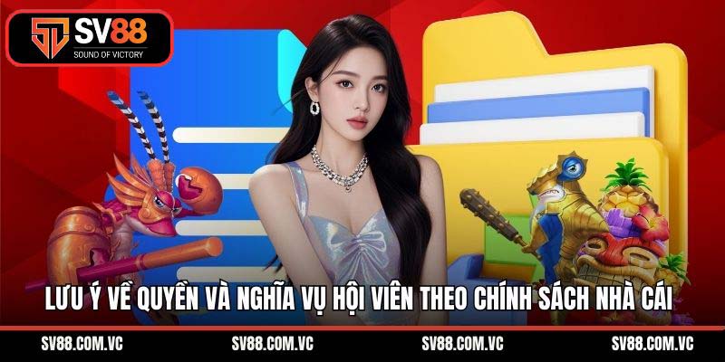Lưu ý về quyền và nghĩa vụ hội viên theo chính sách nhà cái